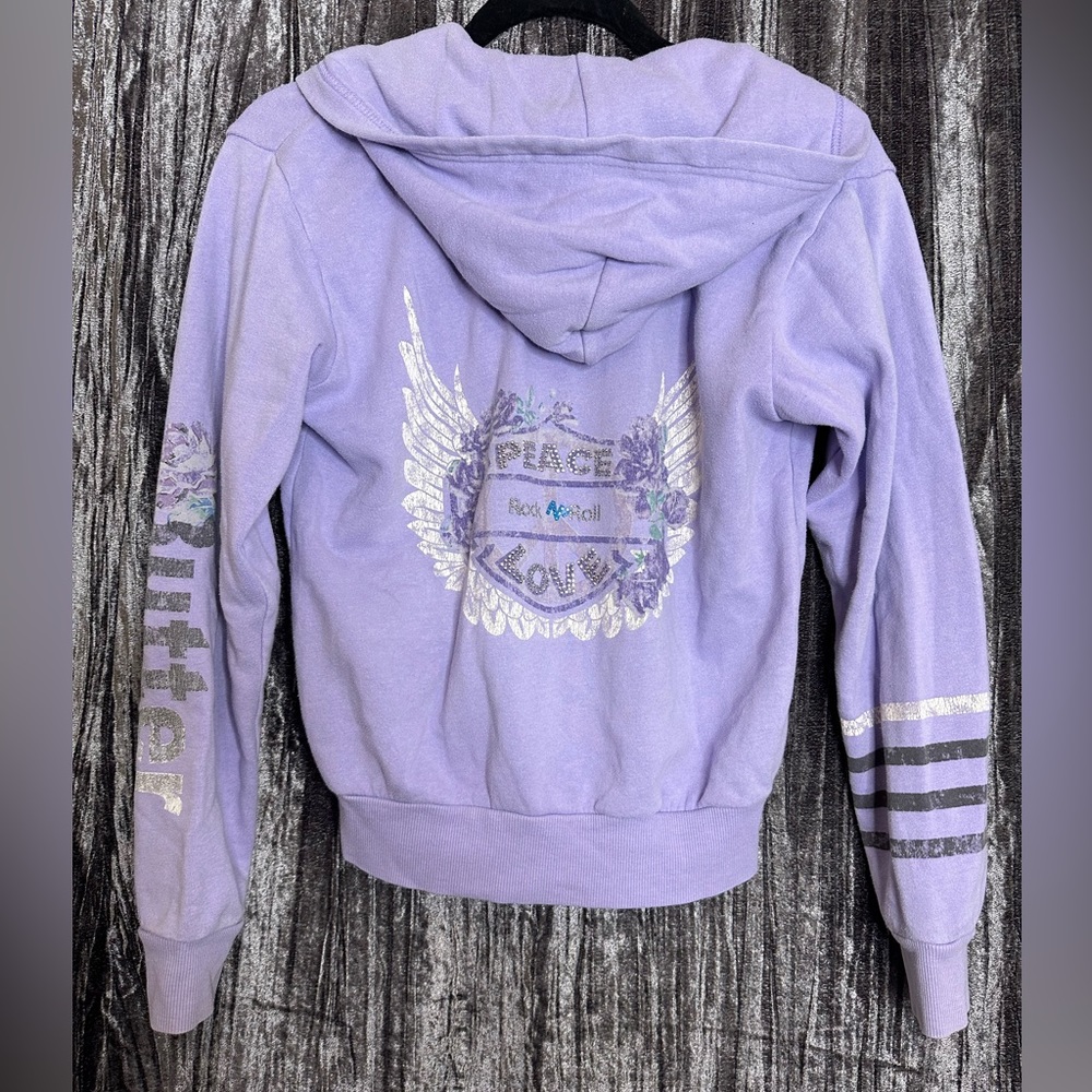 Butter lavender purple zip up